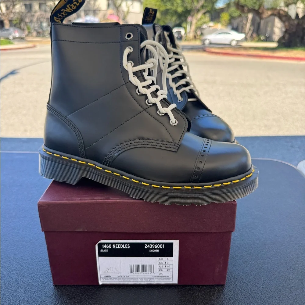 Dr. Martens 1460 NEEDLES MADE IN ENGLAND 9Mens - Picture 2 of 7